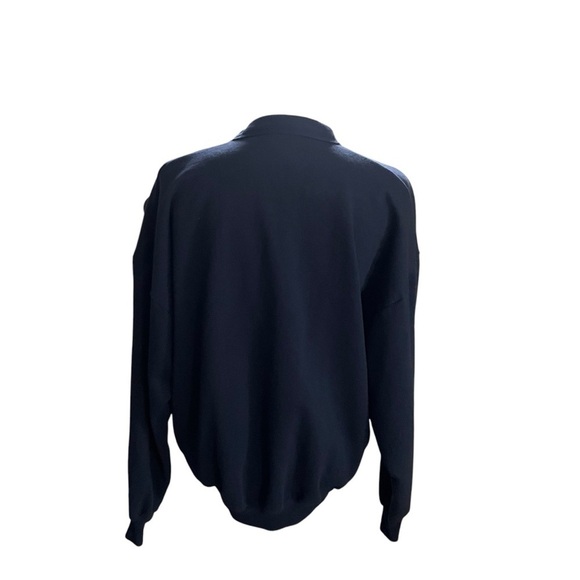 Vintage Streetwear Clorox Bleach Sweatshirt Cardigan Fleece Blue Size Large OS - Picture 4 of 9